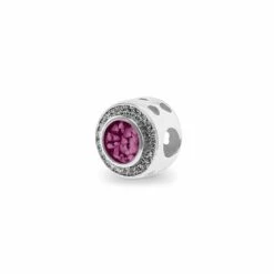 Circle Memorial Ashes Charm Bead -Inscripture ew cb 405 sswg violet b881bb35 ad61 4afc 9c89 687e60692d0d 1000x1000 1