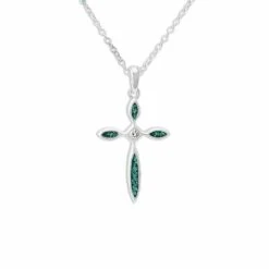 Unisex Solace Cross Memorial Ashes Necklace 26 Unisex Solace Cross Memorial Ashes Necklace -Inscripture ew p 120 sswg aqua Ashes Pendant Ashes Necklace Ashes Jewellery 1 1000x1000 1