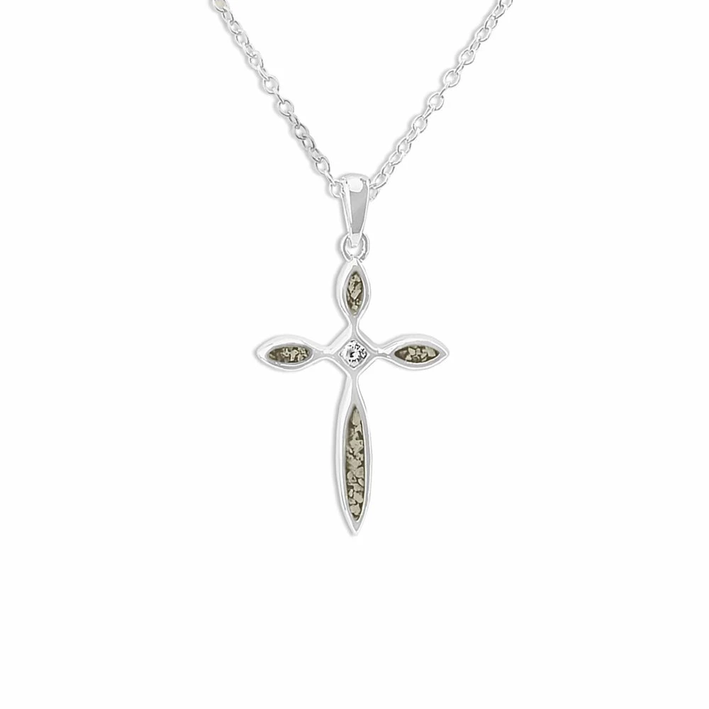 Unisex Solace Cross Memorial Ashes Necklace 9 Unisex Solace Cross Memorial Ashes Necklace - Image 7