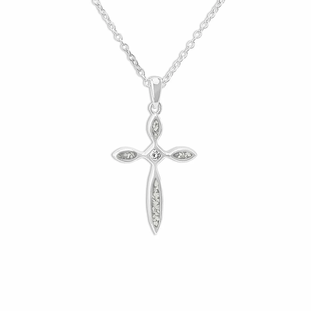 Unisex Solace Cross Memorial Ashes Necklace 7 Unisex Solace Cross Memorial Ashes Necklace - Image 5