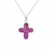 Rounded Cross Memorial Ashes Necklace -Inscripture ew p 123 sswg pink Ashes Pendant Ashes Necklace Ashes Jewellery 1000x1000 1
