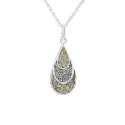 Ladies Layered Teardrop Memorial Ashes Pendant -Inscripture ew p 125 sswg transparent eefe3a28 5029 40d7 87e4 7a8ac611358d 1000x1000 1