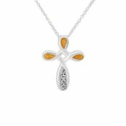 Celtic Cross Memorial Ashes Pendant -Inscripture ew p 127 sswg orange Ashes Necklace Ashes Jewellery 1000x1000 1