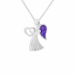 Divine Memorial Ashes Necklace -Inscripture ew p 128 sswg purple Ashes Necklace Ashes Jewellery 1000x1000 1