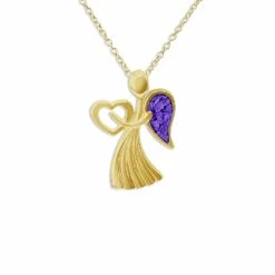 Divine Memorial Ashes Necklace -Inscripture ew p 128 yg purple Gold Ashes Necklace Ashes Jewellery 1000x1000 1