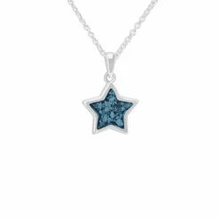 Star Ashes Memorial Necklace -Inscripture ew p 134 sswg blue Ashes Necklace Ashes Jewellery 1000x1000 1
