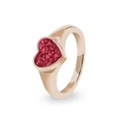 Dearest Memorial Ashes Ring -Inscripture ew r 338 rg red Rose Gold Ashes Ring Ashes Jewellery 1000x1000 1