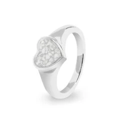 Dearest Memorial Ashes Ring -Inscripture ew r 338 sswg white Ashes Ring Ashes Jewellery 1000x1000 1