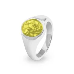 Unisex Shield Memorial Ashes Ring -Inscripture ew r 339 sswg yellow Ashes Ring Ashes Jewellery 1000x1000 1