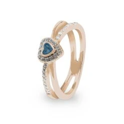 Sweetheart Memorial Ashes Ring -Inscripture ew r 342 rg blue Rose Gold Ashes Ring Ashes Jewellery 1000x1000 1