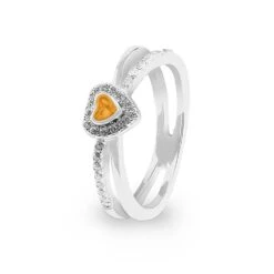 Sweetheart Memorial Ashes Ring -Inscripture ew r 342 sswg orange Ashes Ring Ashes Jewellery 1000x1000 1