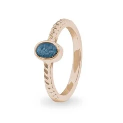 Petite Guard Memorial Ashes Ring -Inscripture ew r 344 rg blue Rose Gold Ashes Ring Ashes Jewellery 1000x1000 1