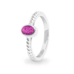 Petite Guard Memorial Ashes Ring -Inscripture ew r 344 sswg pink Ashes Ring Ashes Jewellery 1000x1000 1