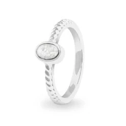 Petite Guard Memorial Ashes Ring -Inscripture ew r 344 sswg white Ashes Ring Ashes Jewellery 1000x1000 1
