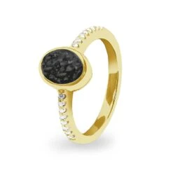 Guard Memorial Ashes Ring -Inscripture ew r 345 yg black Gold Ashes Ring Ashes Jewellery 1000x1000 1