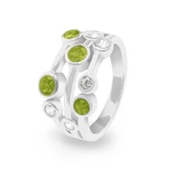 Droplets Memorial Ashes Ring -Inscripture ew r 346 sswg green Ashes Ring Ashes Jewellery 1000x1000 1