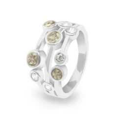 Droplets Memorial Ashes Ring -Inscripture ew r 346 sswg transparent Ashes Ring Ashes Jewellery 1000x1000 1