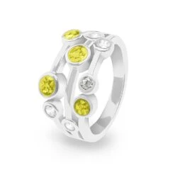 Droplets Memorial Ashes Ring -Inscripture ew r 346 sswg yellow Ashes Ring Ashes Jewellery 1000x1000 1