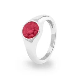 Unisex Pride Memorial Ashes Ring -Inscripture ew r 347 sswg red Ashes Ring Ashes Jewellery 1000x1000 1