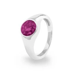 Unisex Pride Memorial Ashes Ring -Inscripture ew r 347 sswg violet Ashes Ring Ashes Jewellery 1000x1000 1