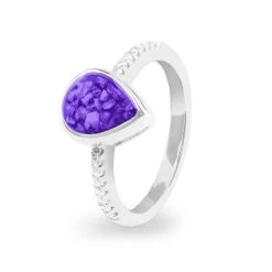 Teardrop Memorial Ashes Ring 19 Teardrop Memorial Ashes Ring -Inscripture ew r 349 sswg Purple Ashes Ring Ashes Jewellery 8 1000x1000 1