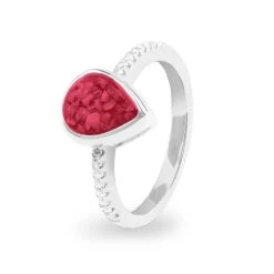 Teardrop Memorial Ashes Ring 16 Teardrop Memorial Ashes Ring -Inscripture ew r 349 sswg Red Ashes Ring Ashes Jewellery 8 1000x1000 1