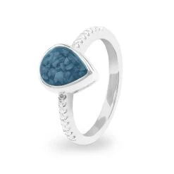 Teardrop Memorial Ashes Ring 15 Teardrop Memorial Ashes Ring -Inscripture ew r 349 sswg blue 43946a9c 0f7f 4868 a427 d71c02278695 1000x1000 1