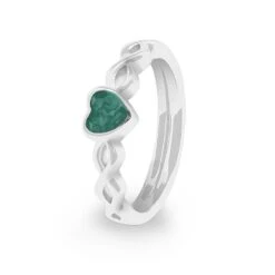 Beau Memorial Ashes Ring -Inscripture ew r 353 sswg aqua Ashes Ring Ashes Jewellery 1000x1000 1