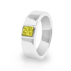 Unisex Strength Memorial Ashes Ring -Inscripture ew r 354 sswg yellow Unisex Strength Ashes Ring Ashes Jewellery 1000x1000 1