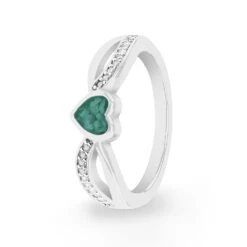 True Love Memorial Ashes Ring -Inscripture ew r 355 sswg aqua Ashes Ring Ashes Jewellery 1000x1000 1