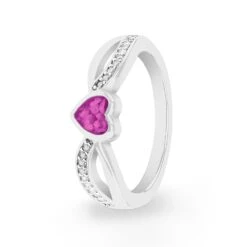 True Love Memorial Ashes Ring -Inscripture ew r 355 sswg pink Ashes Ring Ashes Jewellery 1000x1000 1